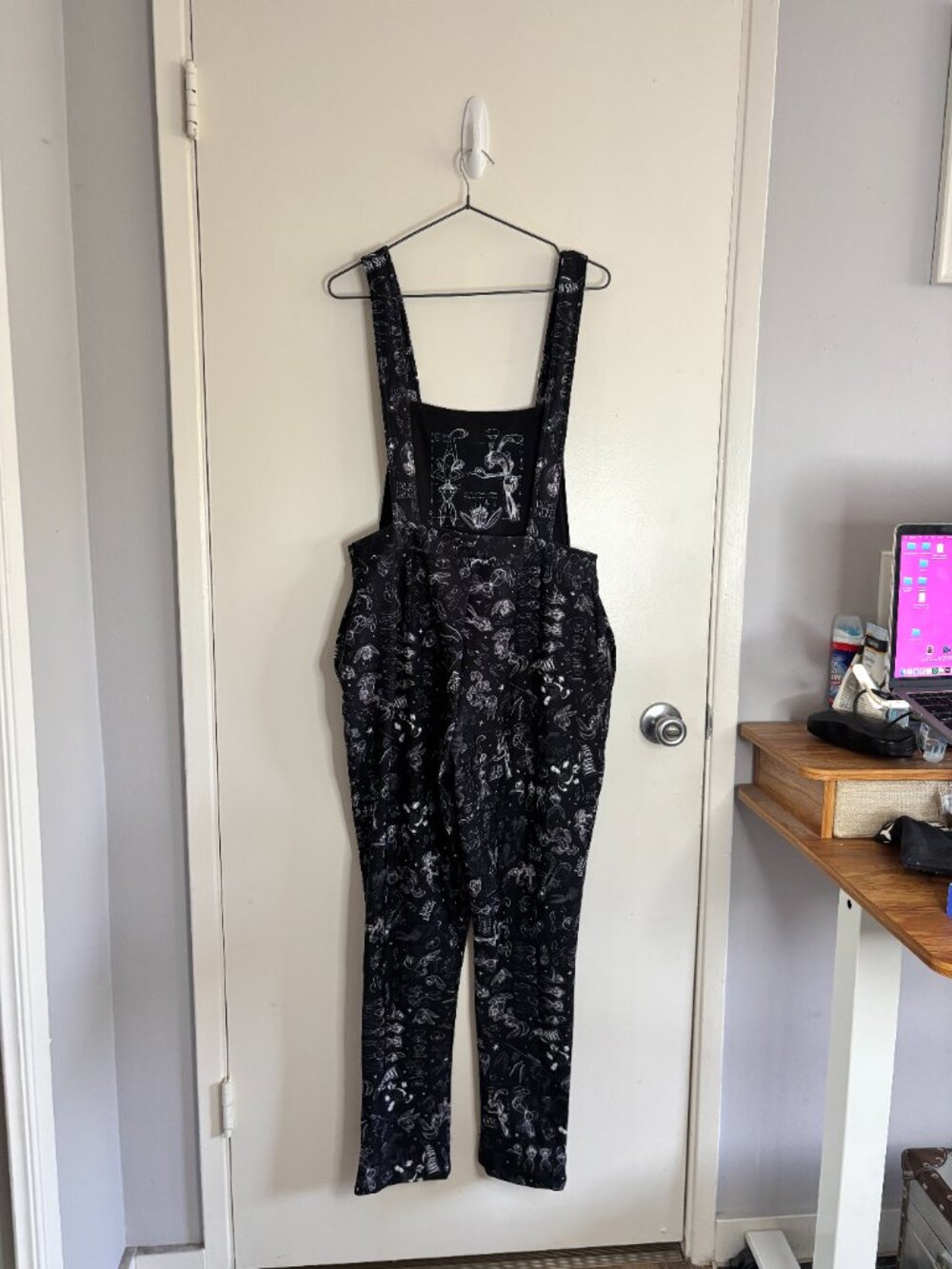 BlackMilk RARE The Makings of Bugs Bunny Black Toastie Full Length Overalls - Picture 5 of 11